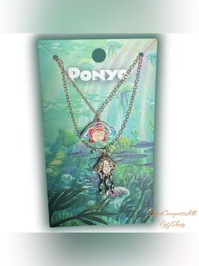 Studio Ghibli Ponyo Jellyfish Necklace Set